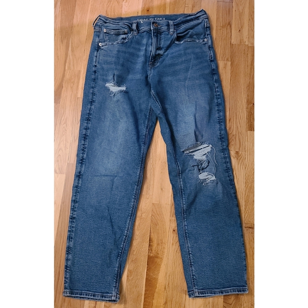 AE 90s Low Rise Straight Jean Size 12 short - Picture 8 of 8